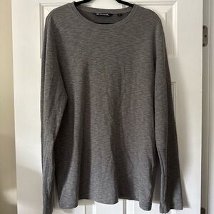 Travis Mathew Heather Gray Long Sleeve Tee